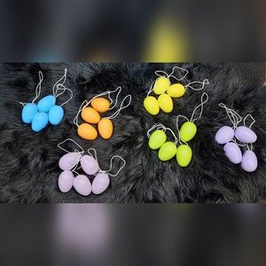 Set of 25 Hanging Plastic Easter Eggs